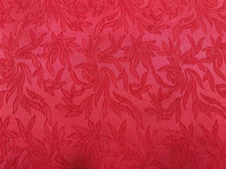 Jacquard mintás alkalmi szövet, 100% poliészter, szélesség: 150cm