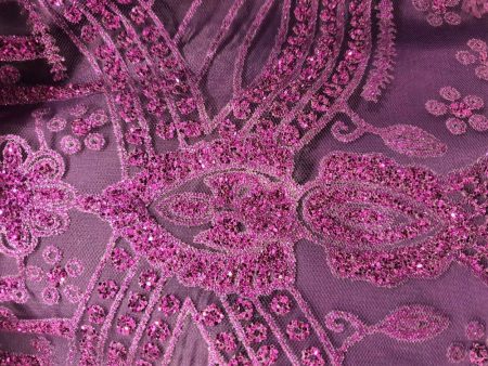 LACE SZATENOS 60% NYLON 32%POLYESTER 8% SPANDEX 140CM