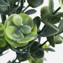Természetes hatású eukaliptusz ág, prémium műnövény dekor, zöld, 34cm