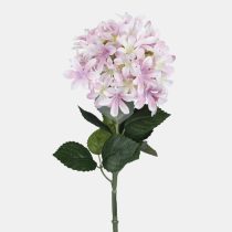   Hortenzia (Hydrangea) prémium dekorációs művirág szál 68cm, pink színű