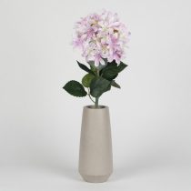   Hortenzia (Hydrangea) prémium dekorációs művirág szál 68cm, pink színű
