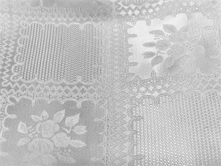 Abrosz Saten Jacquard, 100% poliészter, szélesség: 150 cm