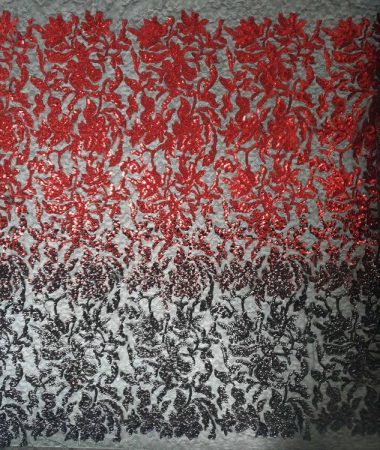 Csipke Ombre, 100% poliészter, 125 cm