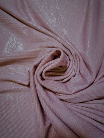 Rib Jersey Foil, bordás dzsörzé anyag 94% PE, 6% elasztán (spandex) szélesség:150cm (válasszon színt a legördülő menüben)